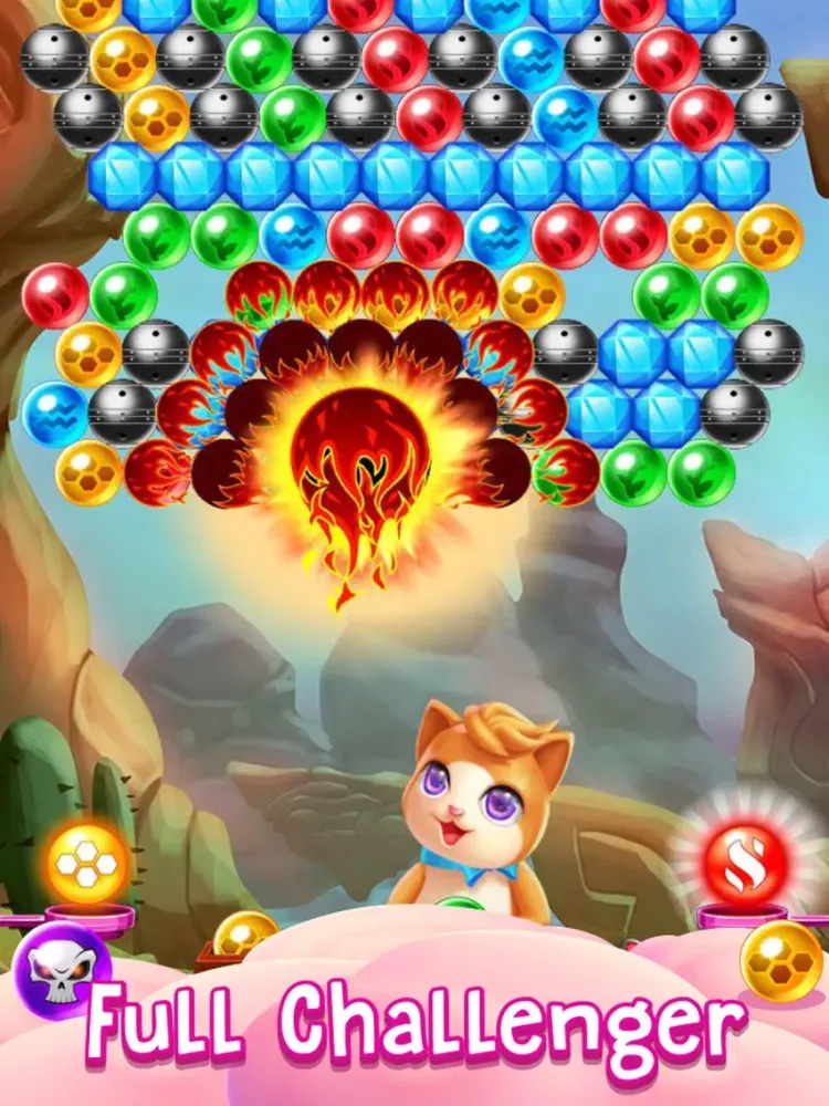 Witch Puzzle Kitty Cat Pop: Bubble Shooter Games iPad  Screenshots
