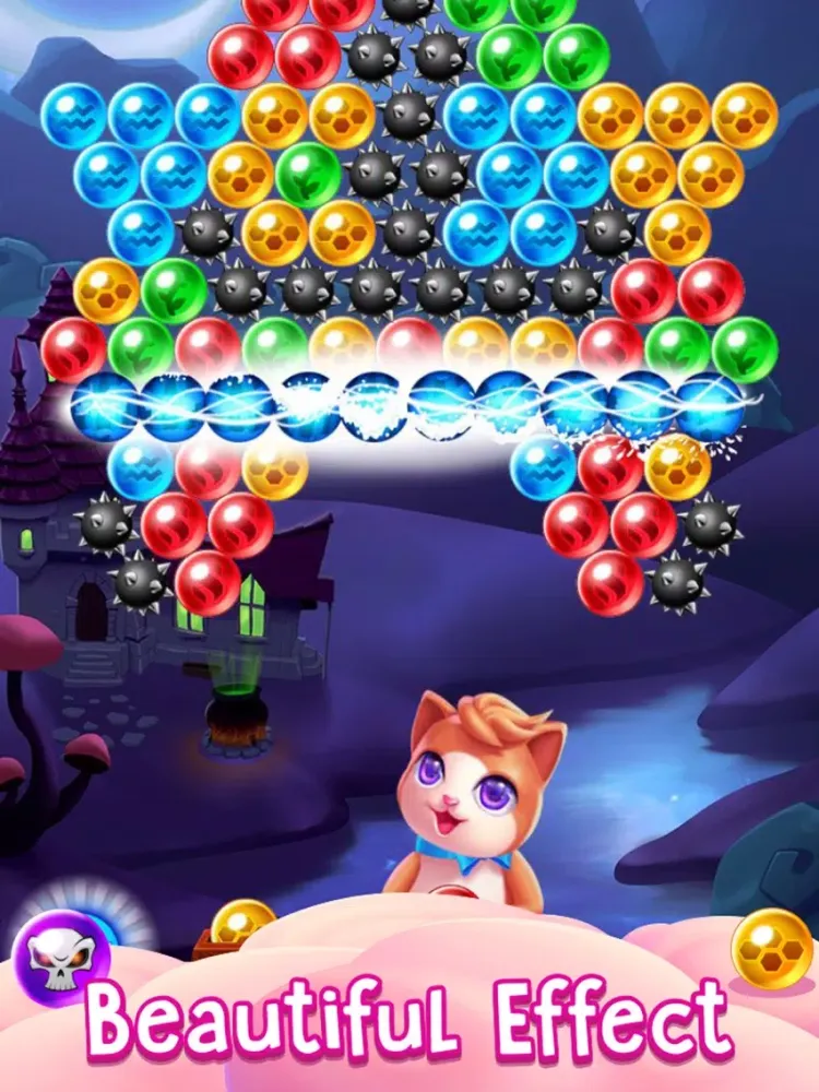Witch Puzzle Kitty Cat Pop: Bubble Shooter Games iPad  Screenshots