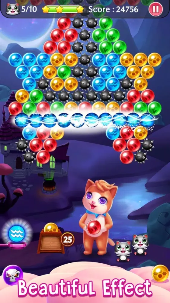Witch Puzzle Kitty Cat Pop: Bubble Shooter Games Screenshots