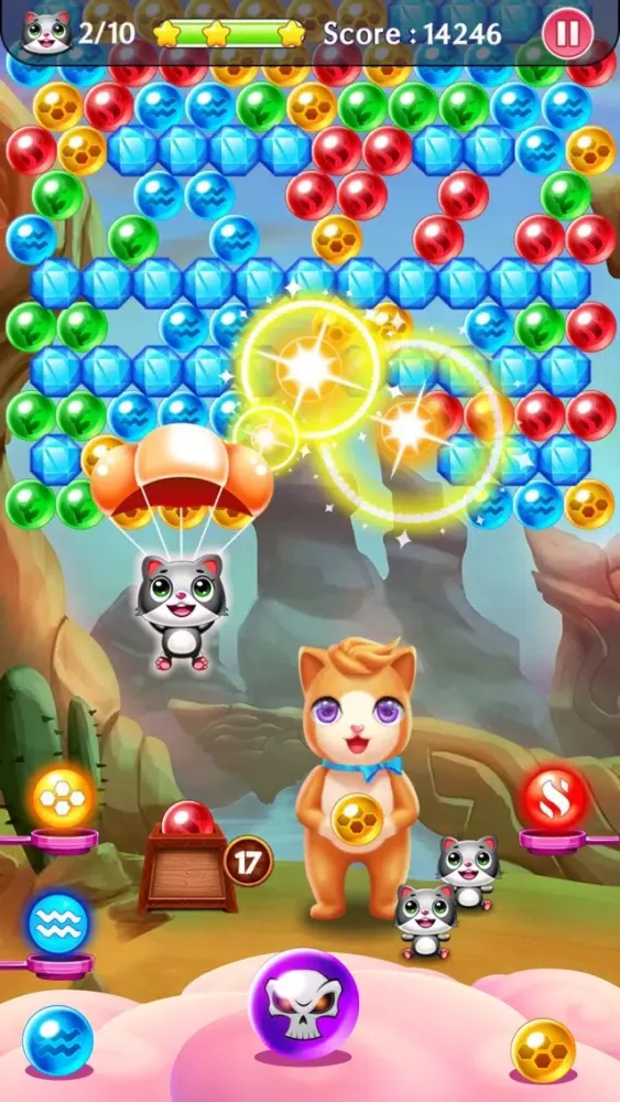 Witch Puzzle Kitty Cat Pop: Bubble Shooter Games Screenshots