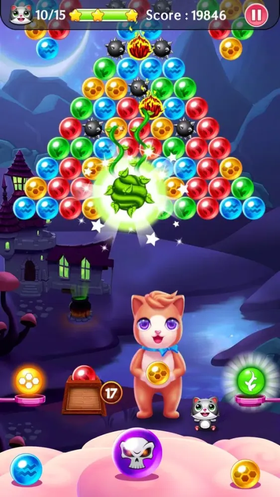 Witch Puzzle Kitty Cat Pop: Bubble Shooter Games Screenshots