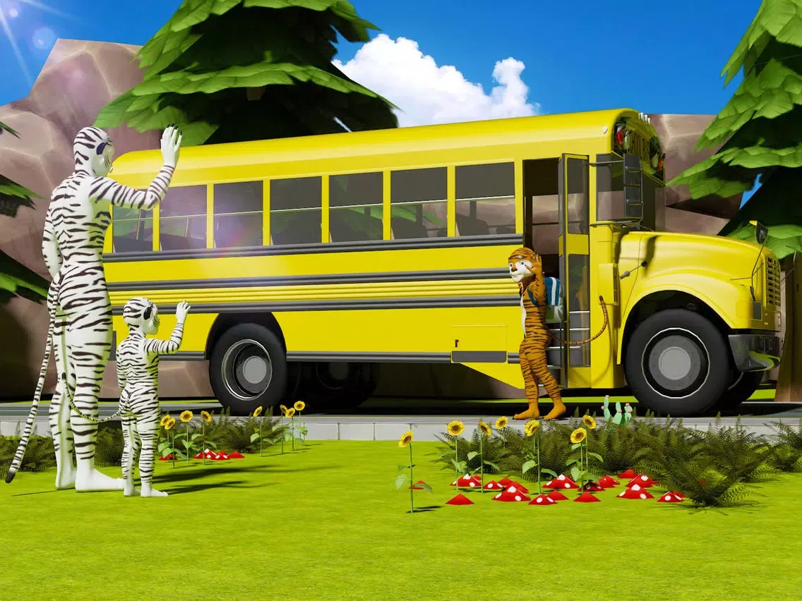 Ảnh chụp màn hình của Virtual Jungle Tiger Family iPad 
