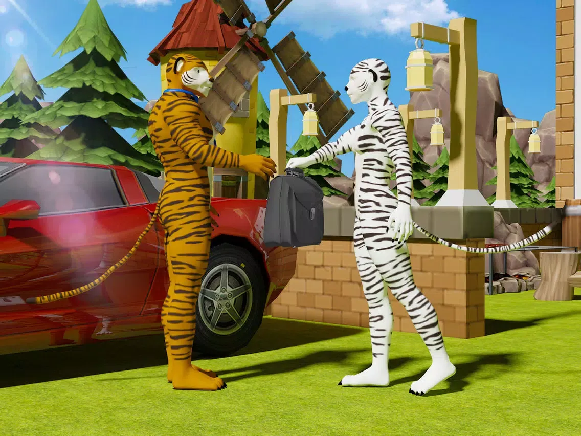 Ảnh chụp màn hình của Virtual Jungle Tiger Family iPad 