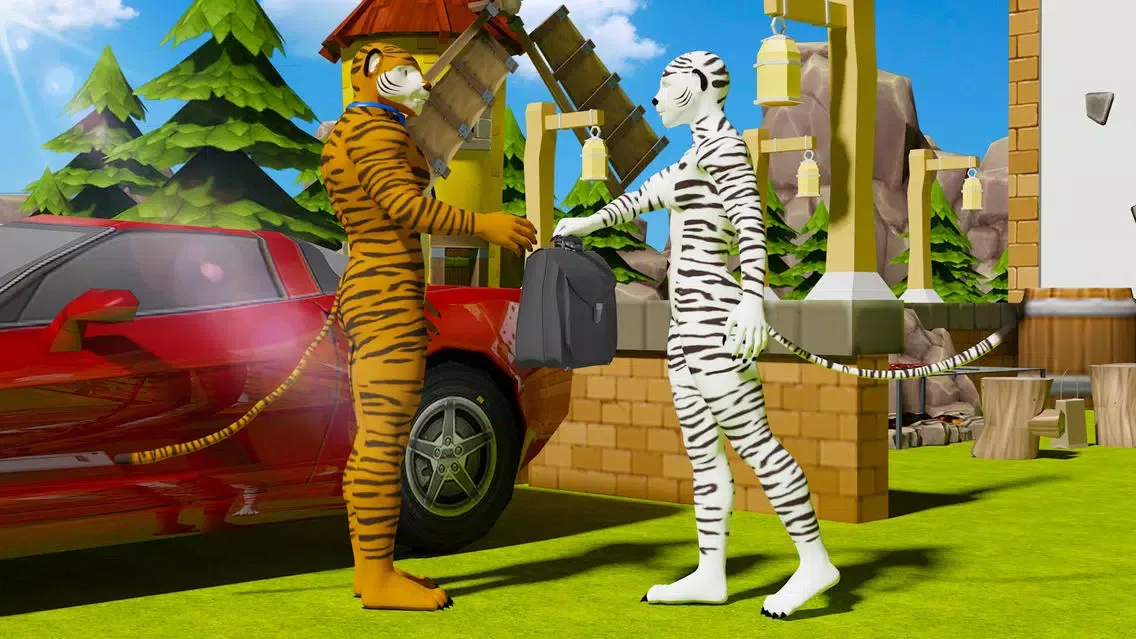 Ảnh chụp màn hình của Virtual Jungle Tiger Family