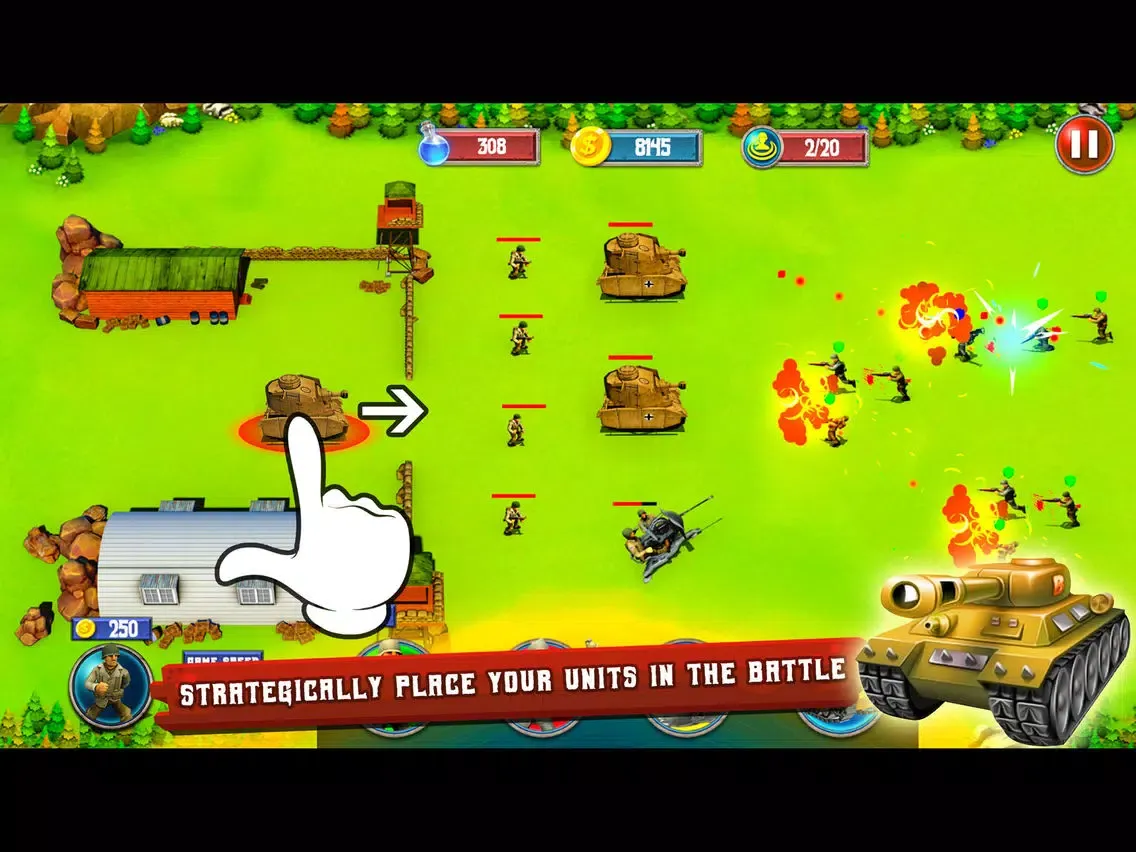 World War Base Defense iPad  स्क्रीनशॉट
