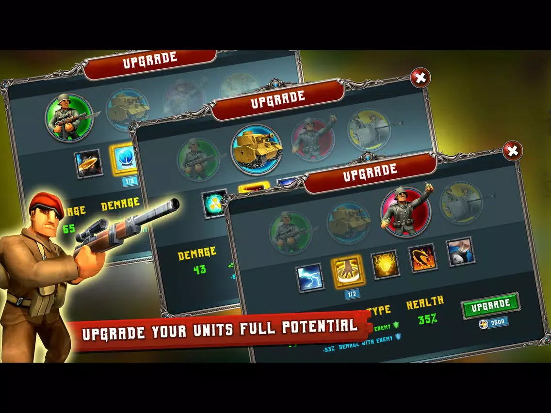 World War Base Defense iPad  स्क्रीनशॉट