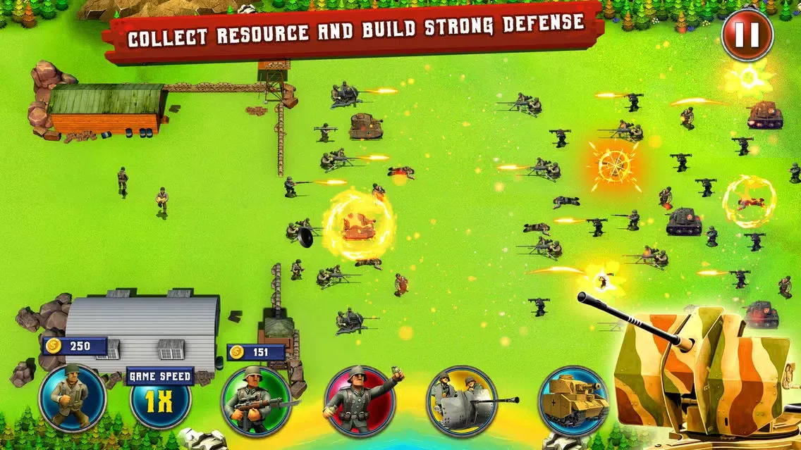 World War Base Defense स्क्रीनशॉट