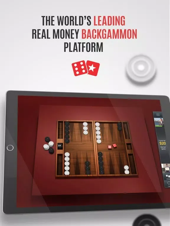 ภาพหน้าจอของ Backgammon For Money - Online iPad 