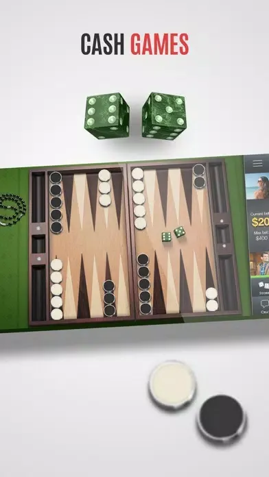 ภาพหน้าจอของ Backgammon For Money - Online