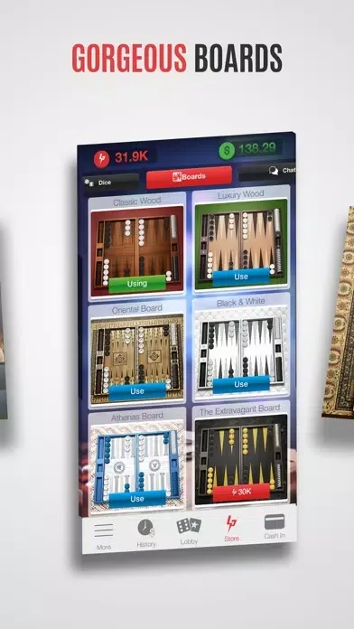 ภาพหน้าจอของ Backgammon For Money - Online