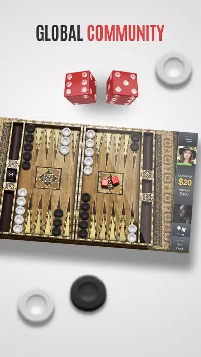 ภาพหน้าจอของ Backgammon For Money - Online