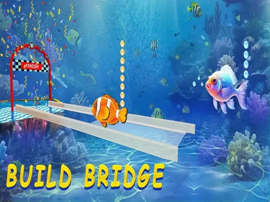 Bridge Race Fish Game iPad  سکرین شاٹس
