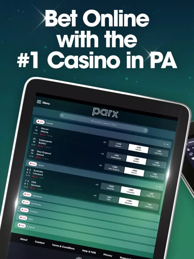 Parx Casino® Sportsbook iPad 应用截图
