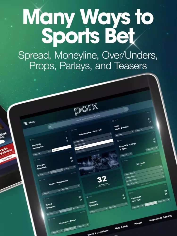 Parx Casino® Sportsbook iPad 应用截图