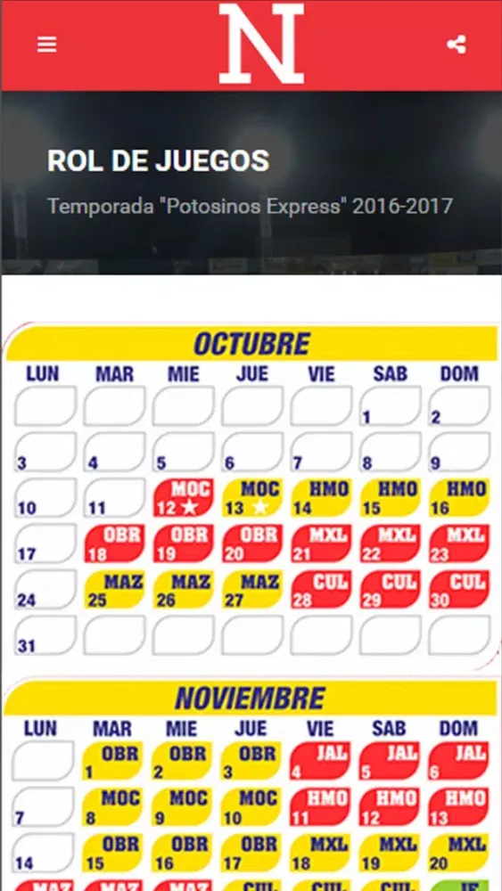 Capturas de pantalla de Mayos de Navojoa