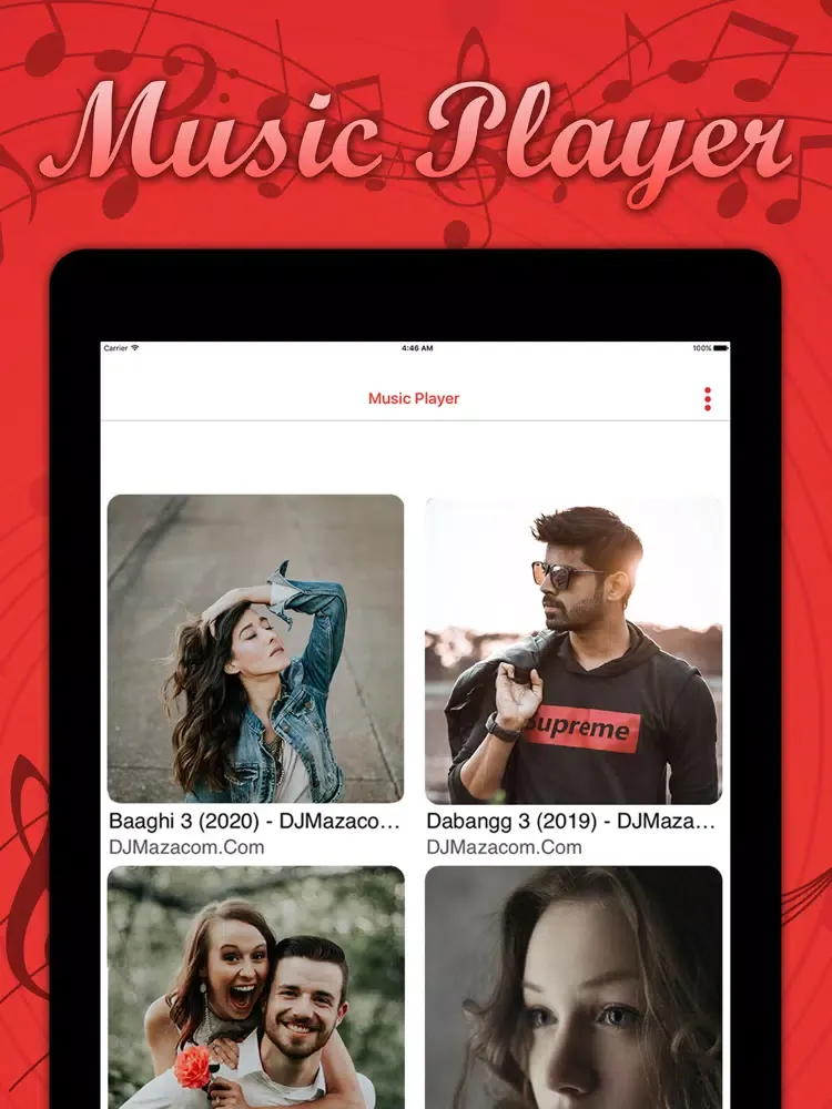 Gana Music iPad  Screenshots