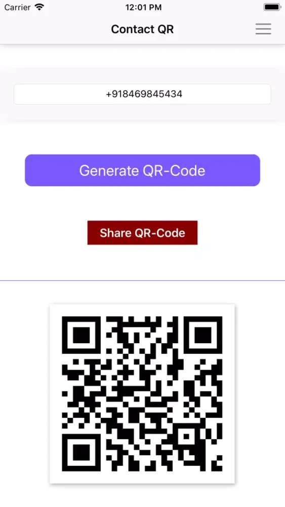 Screenshot di Quick Responses(QR)