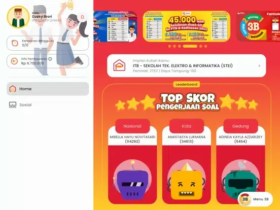 GO Kreasi (Siswa & Ortu) iPad  سکرین شاٹس