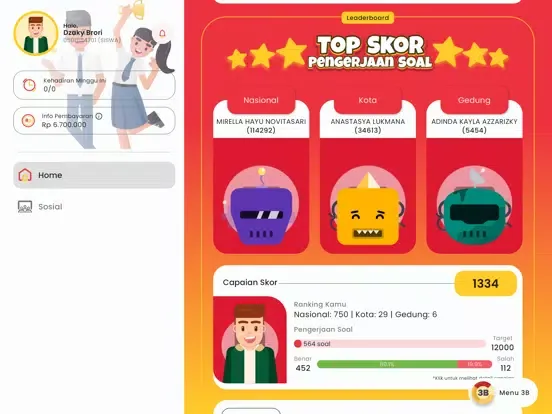 GO Kreasi (Siswa & Ortu) iPad  سکرین شاٹس