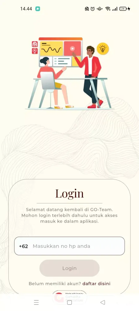 ภาพหน้าจอของ GO Tim