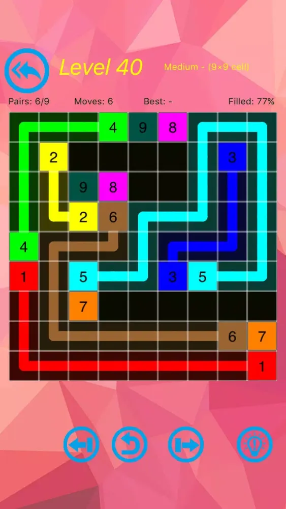 Number Linker Free App - Univision Linking King Puzzle Game应用截图