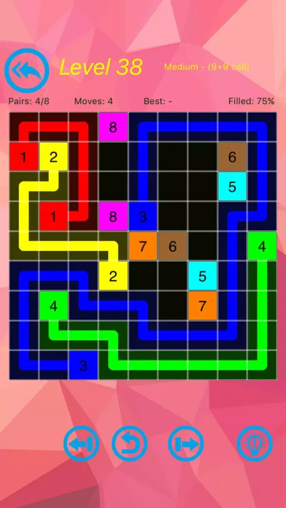 Number Linker Free App - Univision Linking King Puzzle Game应用截图