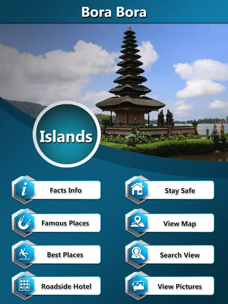 Tangkapan skrin Bora Bora Island Guide iPad 