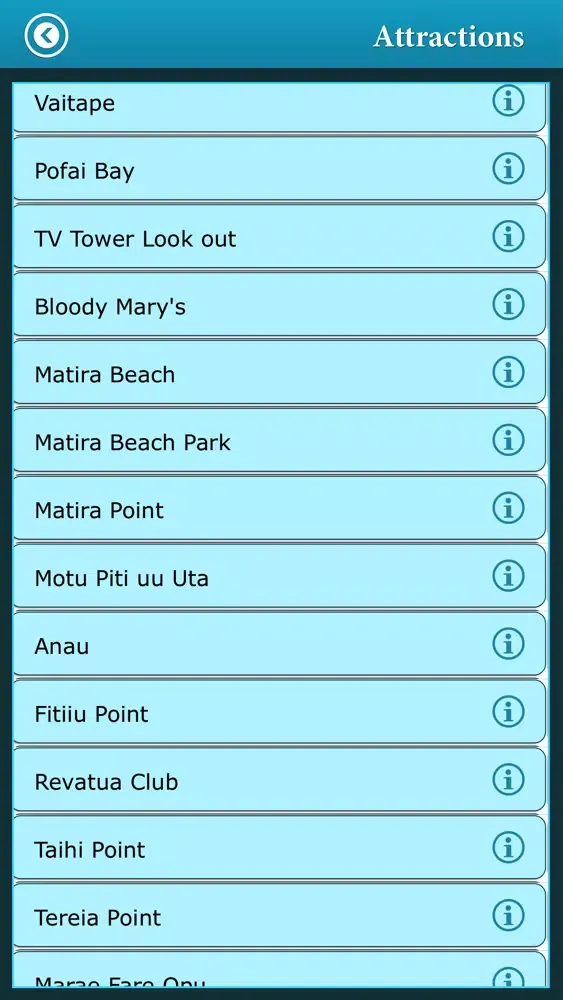 Tangkapan skrin Bora Bora Island Guide