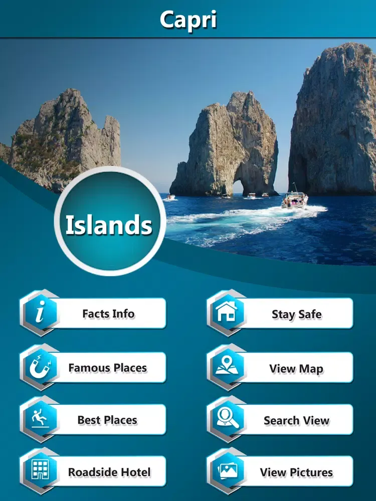 Visiting - Capri Island Guide iPad 应用截图