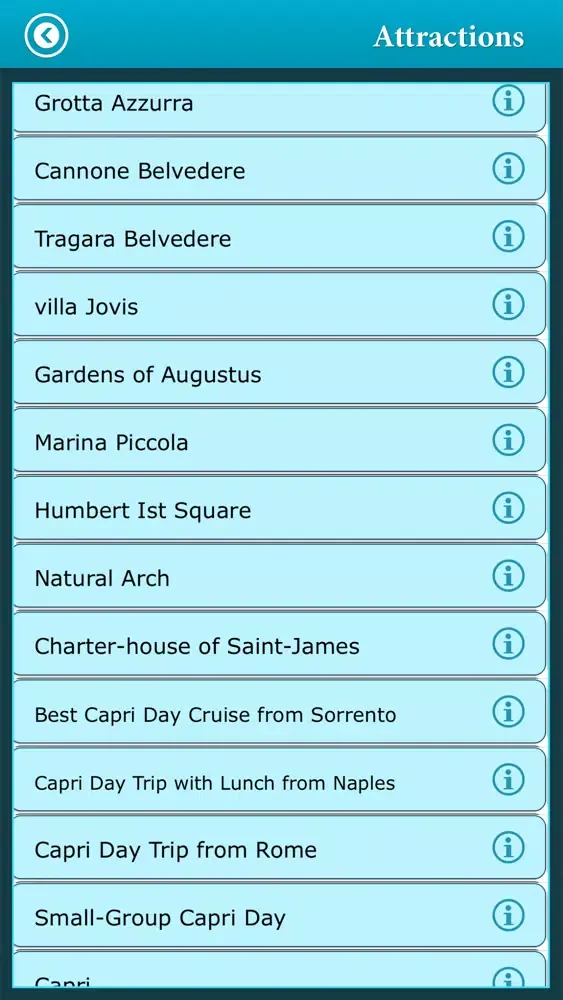 Visiting - Capri Island Guide应用截图