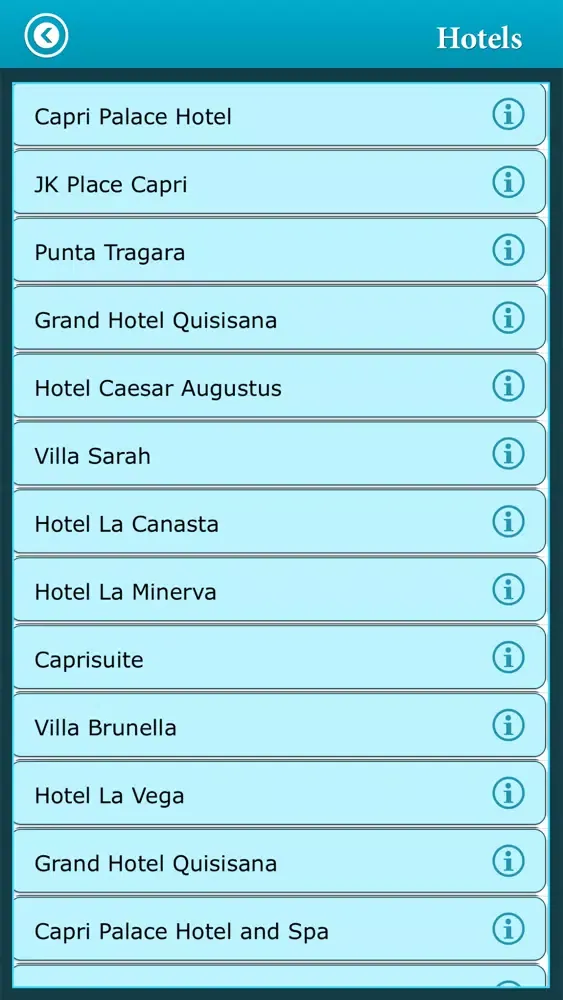 Visiting - Capri Island Guide应用截图