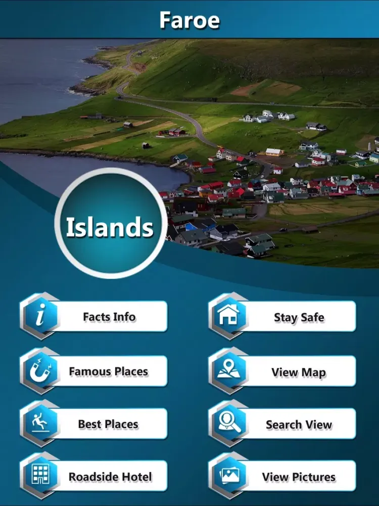 Faroe Island Travel Guide iPad  スクリーンショット