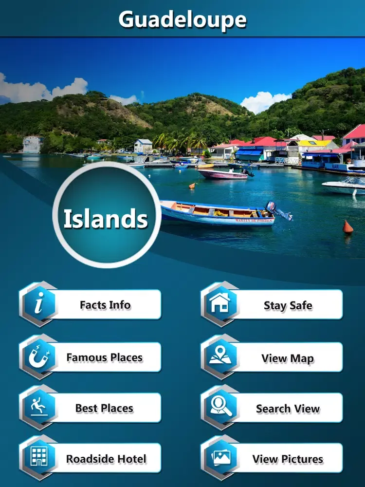 Guadeloupe Island Guide iPad  Screenshots