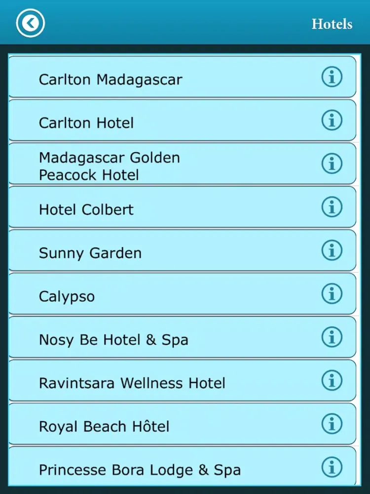 Madagascar Island - Guide iPad  スクリーンショット