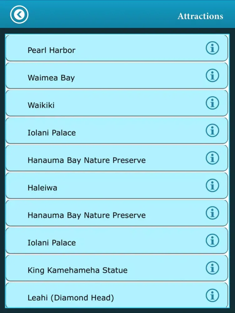 Скриншоты Oahu Island Guide iPad 