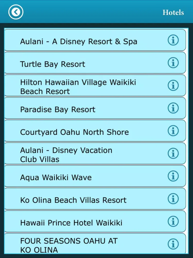 Скриншоты Oahu Island Guide iPad 