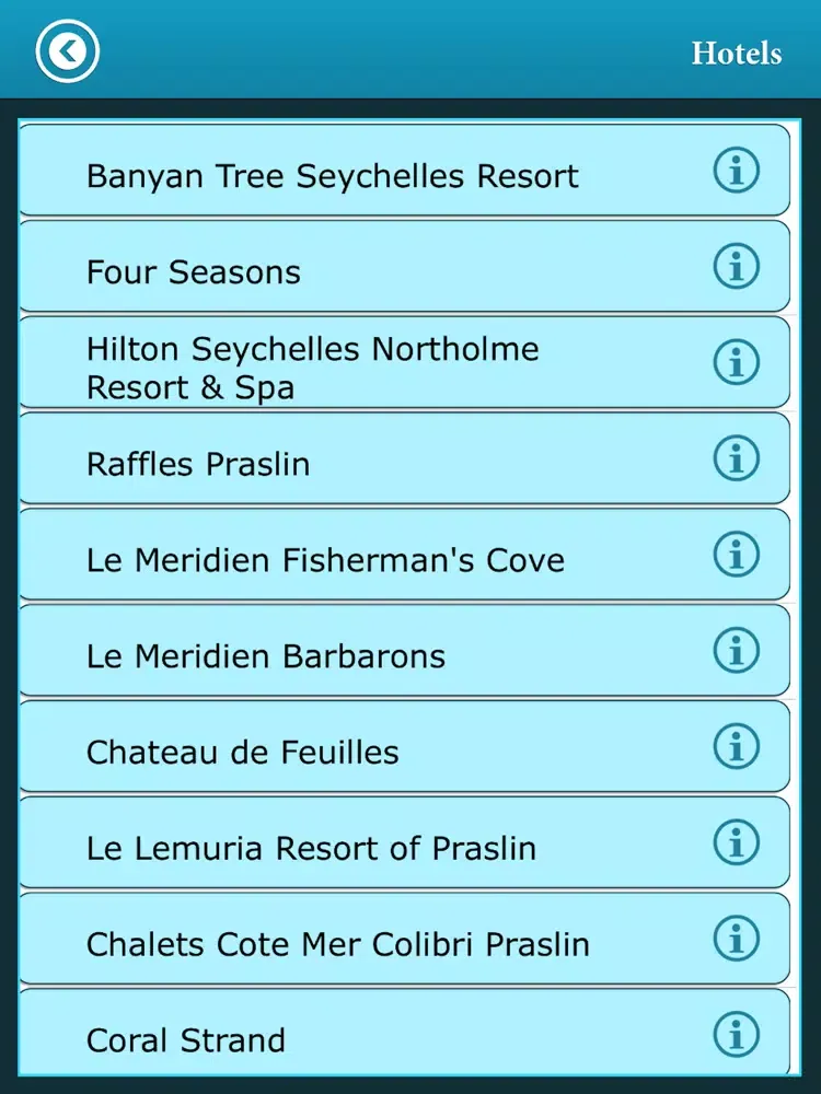 Visiting Seychelles Island iPad  Screenshots