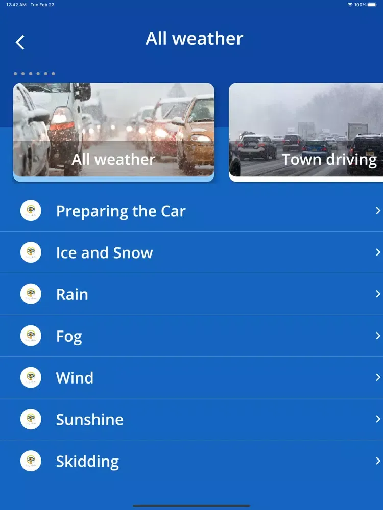 Captures d'écran de Driving Instructors Pro iPad 