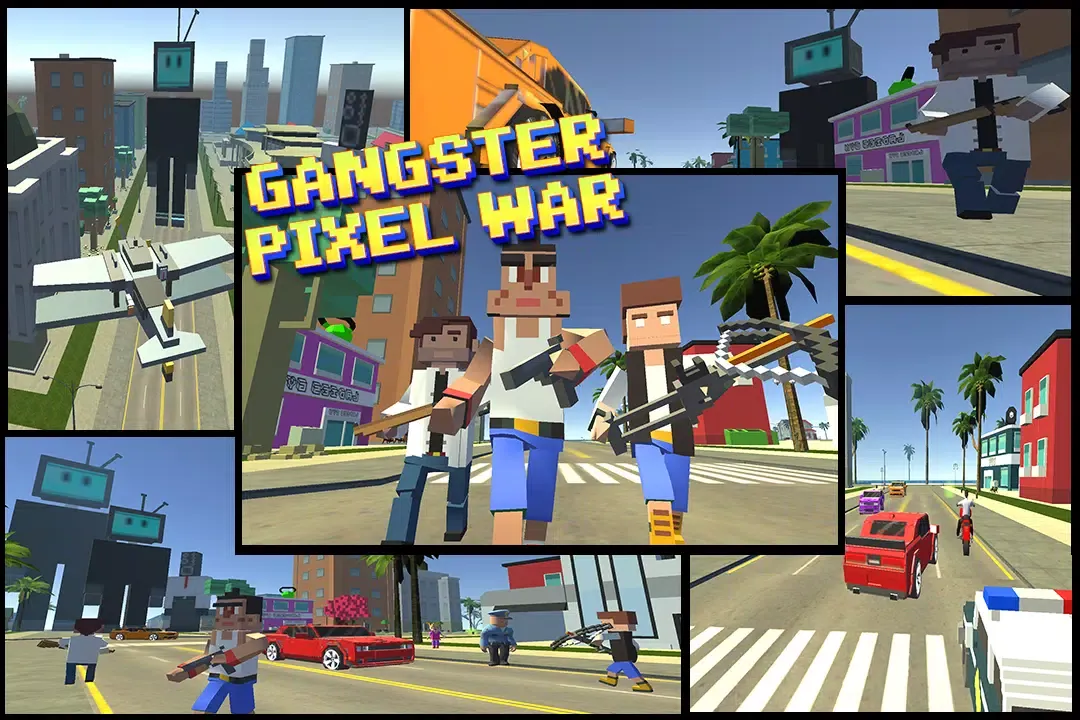 Grand Pixel: Gangster City War Screenshots