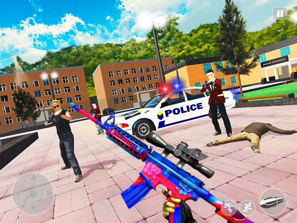Gangster Cop Crime City Fight iPad 应用截图