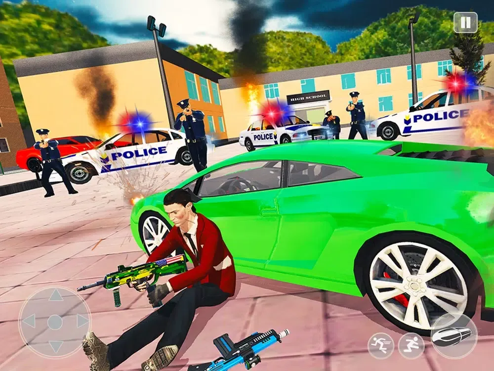 Gangster Cop Crime City Fight iPad 应用截图