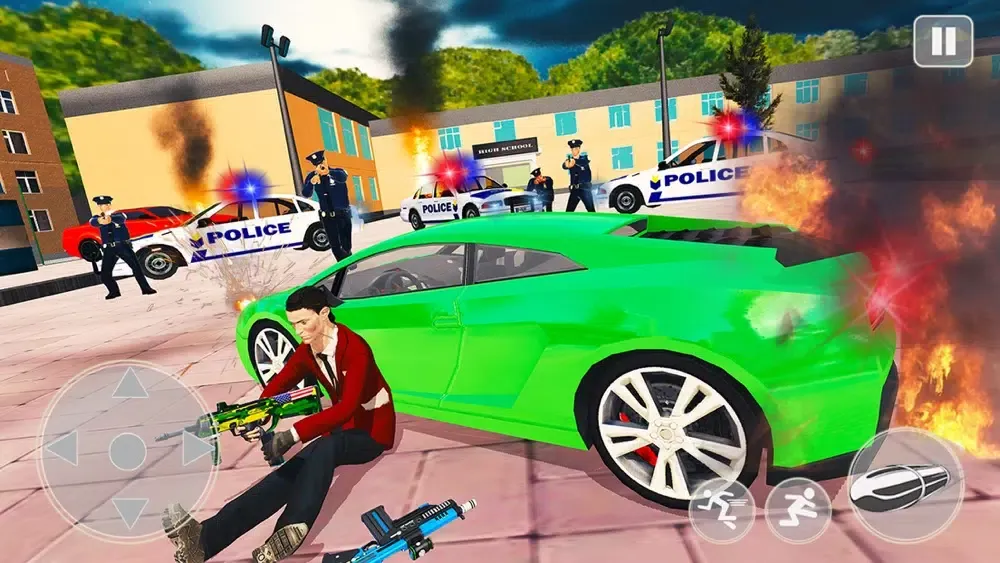 Gangster Cop Crime City Fight应用截图
