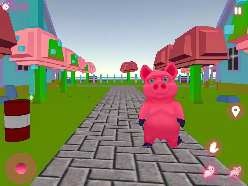 Tangkapan layar Scary Piggy Family Granny Game iPad 