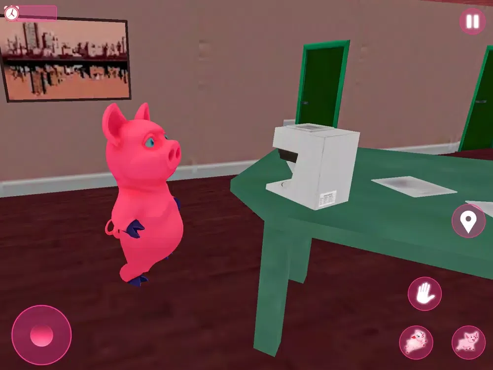 Tangkapan layar Scary Piggy Family Granny Game iPad 