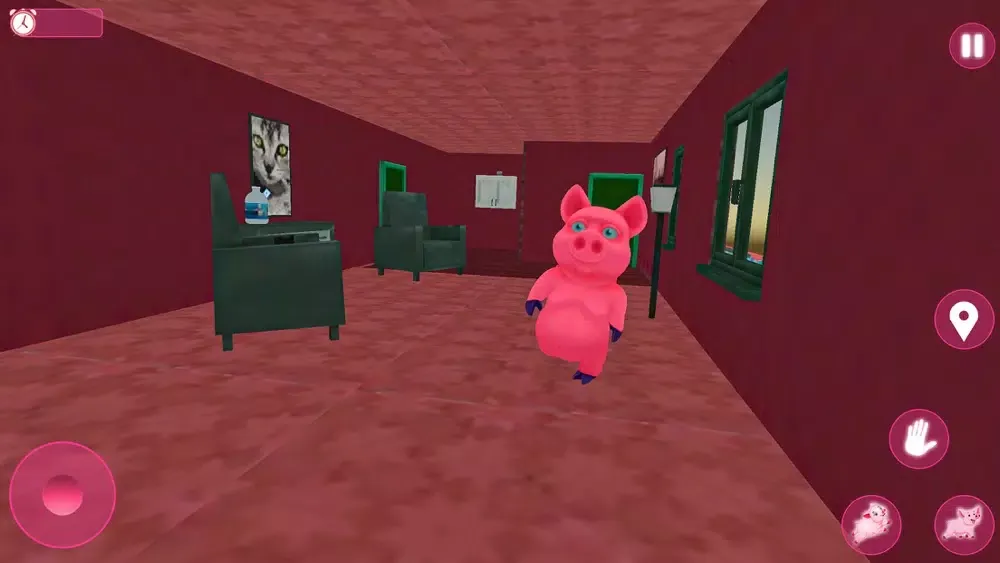 Tangkapan layar Scary Piggy Family Granny Game