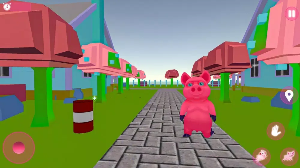 Tangkapan layar Scary Piggy Family Granny Game