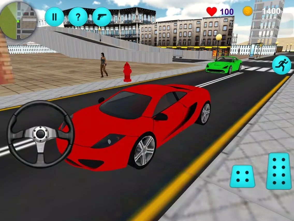 Tangkapan layar GangWar Crime City iPad 
