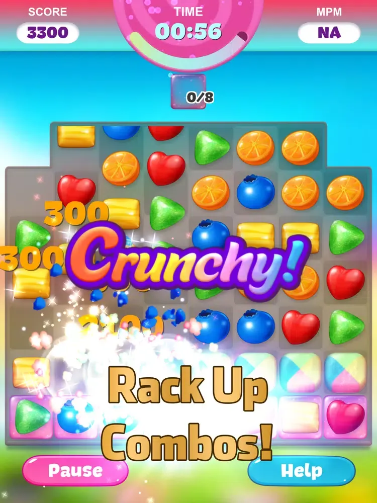 Capturas de tela do Crunchy Candy Competition iPad 