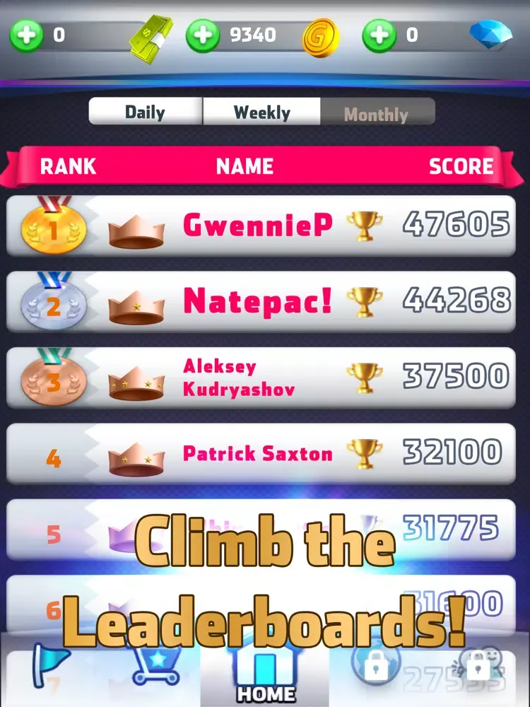Capturas de tela do Crunchy Candy Competition iPad 