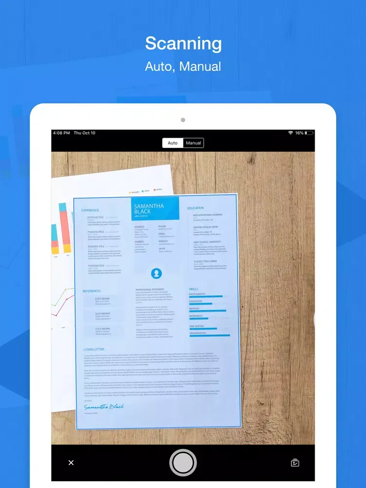 Capturas de pantalla de Scanner Plus:PDF Document Scan iPad 